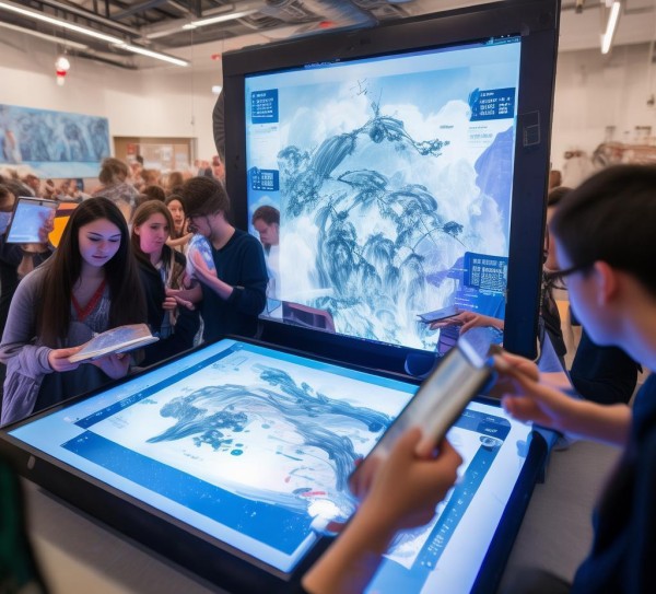 探索艺术与科技的结合,校园书画科技活动的新路径 探索艺术与科技的结合,校园书画科技活动的新路径