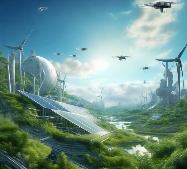 环保科技与未来，自然科技壁纸的未来趋势
