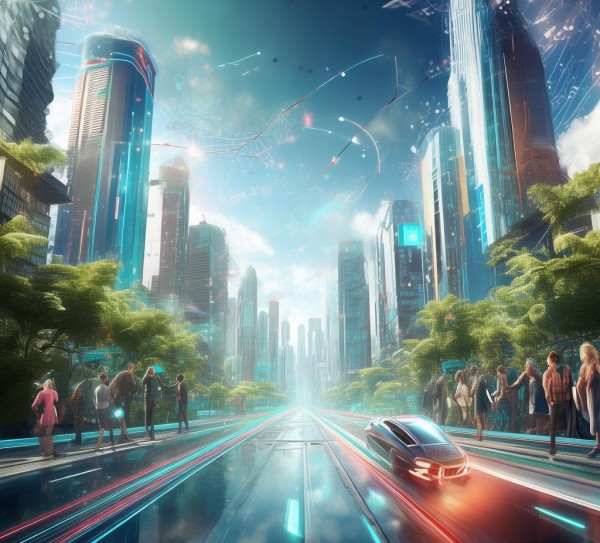 数字化浪潮推动文明延续发展，科技创新助力民生福祉，两者相辅相成，共同构建可持续的未来。