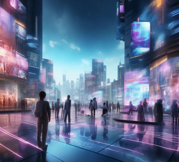 科技更新，生活新气象—免费科技动态背景视频